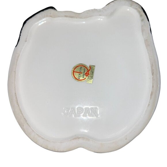 New Vintage‎ Cookie Jar Made in Japan Ceramic Clown Hat Bow Tie Ruffled Collar - Picture 13 of 14
